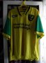 Norwich City Home camisa de futebol 1996 - 1997