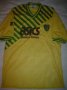 Norwich City Home camisa de futebol 1989 - 1992