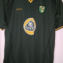 Norwich City Away football shirt 2003 - 2005 sponsored by Lotus