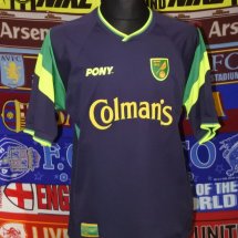 Norwich City Third football shirt 1998 - 1999 sponsored by Colman’s
