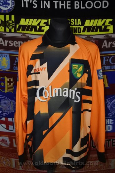 Norwich City Goalkeeper football shirt 1997 - 1999