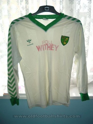 Norwich City Away football shirt 1984 - 1986