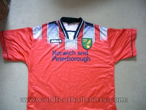 Norwich City Borta fotbollströja 1996 - 1997