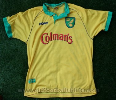 Norwich City Home football shirt 1997 - 1999