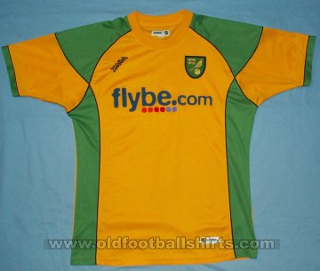 Norwich City Home camisa de futebol 2006 - 2008