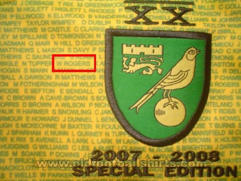 Norwich City Special football shirt 2008
