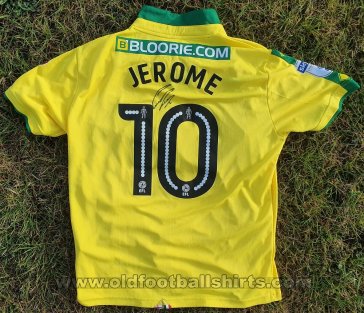 Norwich City Home maglia di calcio 2017 - 2018