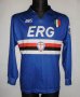 Sampdoria Home camisa de futebol 1991 - 1992