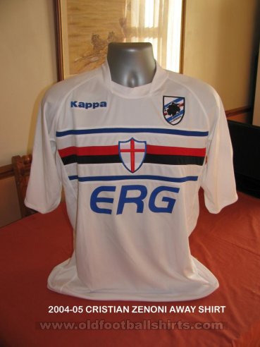 Sampdoria Away football shirt 2004 - 2005