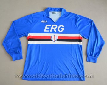 Sampdoria Home baju bolasepak 1990 - 1991