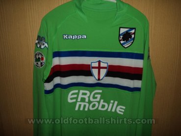 Sampdoria Goalkeeper football shirt 2009 - 2010