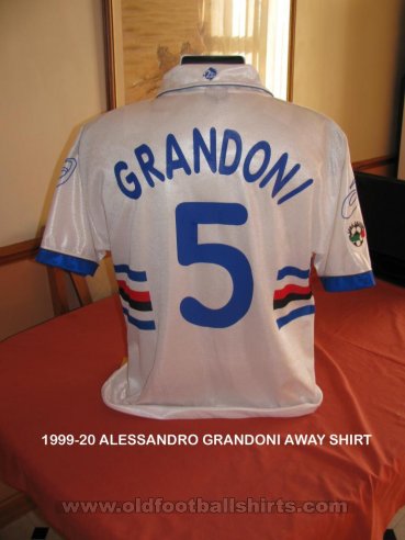 Sampdoria Away football shirt 1999 - 2000