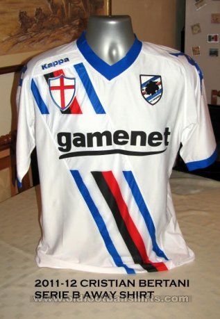 Sampdoria Away football shirt 2011 - 2012