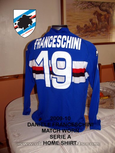 Sampdoria Home football shirt 2009 - 2010