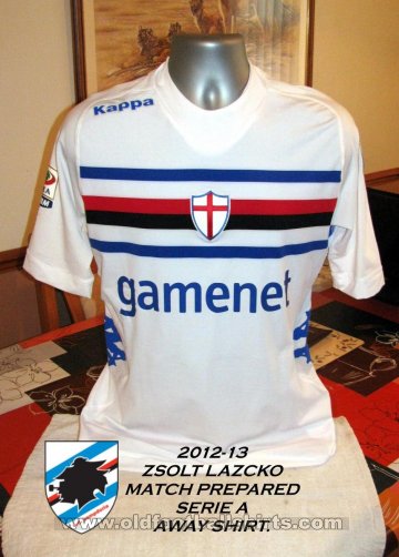 Sampdoria Away baju bolasepak 2012 - 2013