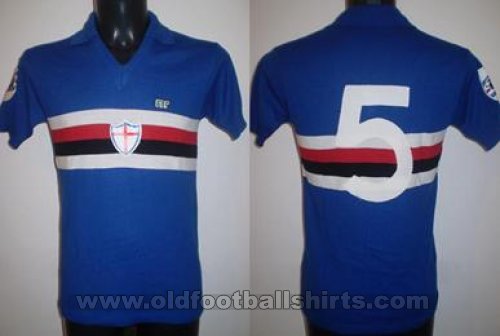 Sampdoria Home football shirt 1981 - 1982