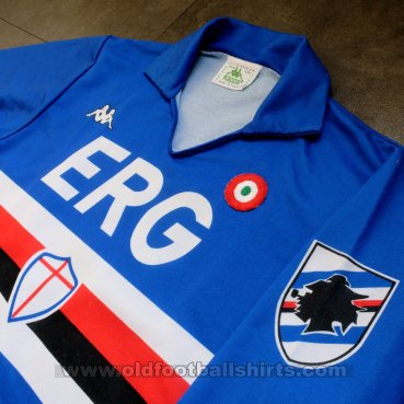 Sampdoria Home football shirt 1988 - 1989