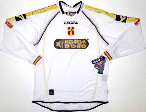 Maillot De Football Messina Sicilia 2007-2008 - 3e Maillot Noir Legea Taille XL, Porté (occasion)