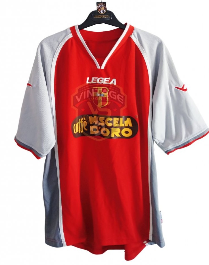 Maillot Vintage Messina ABM – Jaune Domicile – Football Italia – Taille XL Adulte