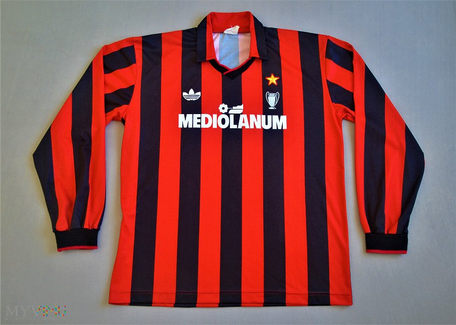Milan 1990-1991 Home Football Nameset Build Your Own  Numbers 