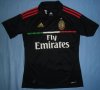 AC Milan Terceira camisa de futebol 2011 - 2012