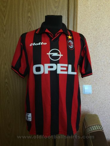 AC Milan Home football shirt 1997 - 1998