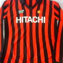 AC Milan Home football shirt 1982 - 1983 sponsored by Hitachi