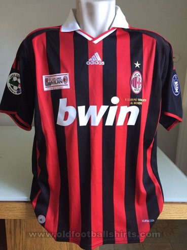 AC Milan Home Maillot de foot 2009 - 2010