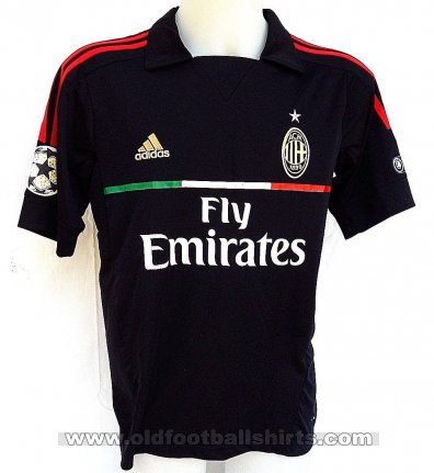 AC Milan Terceira camisa de futebol 2011 - 2012