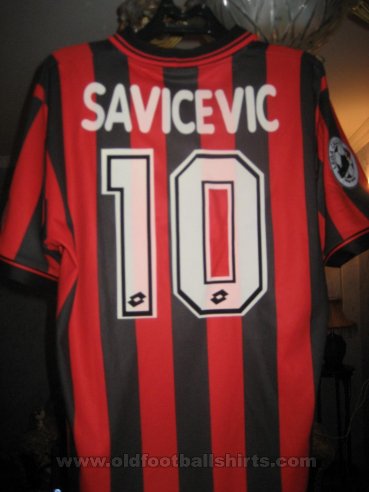 AC Milan Home football shirt 1996 - 1997