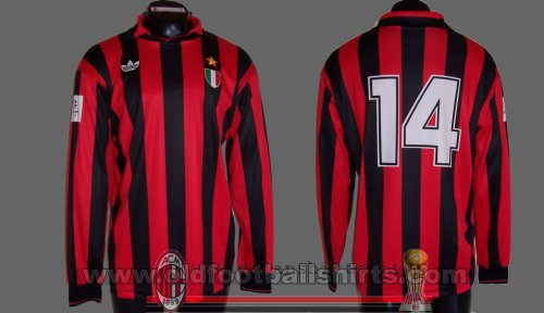 AC Milan Home baju bolasepak 1992 - 1993