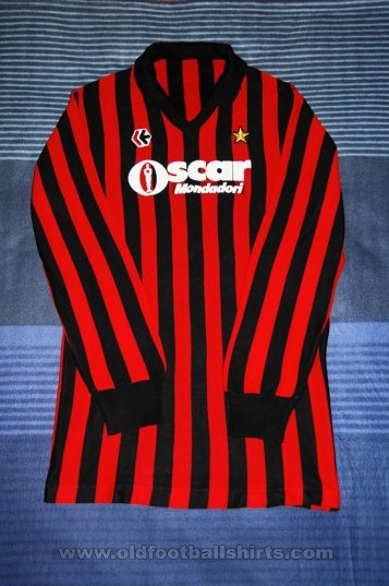 AC Milan Home Camiseta de Fútbol 1984 - 1985