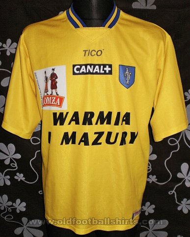 Stomil Olsztyn Third football shirt 2000 - 2001