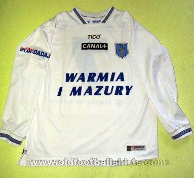 Stomil Olsztyn Home football shirt 2001 - 2002