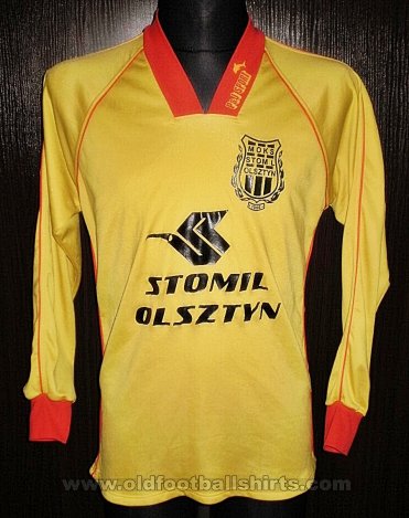 Stomil Olsztyn Home football shirt 1994 - 1996