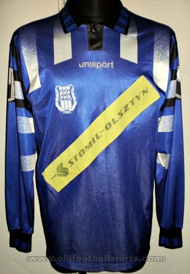 Stomil Olsztyn Away football shirt 1995 - 1996