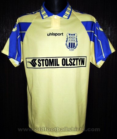 Stomil Olsztyn Home football shirt 1996 - 1997