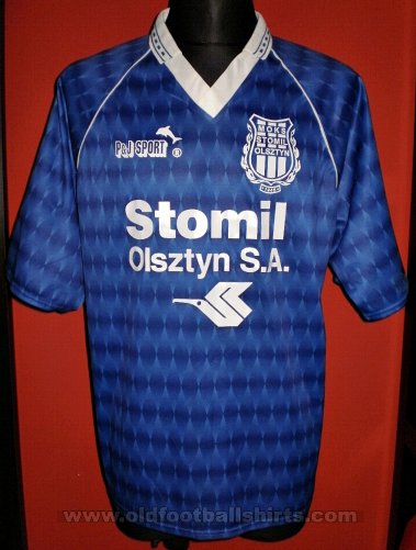Stomil Olsztyn Away football shirt 1994 - 1995