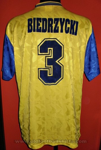 Stomil Olsztyn Away football shirt 1997 - 1998