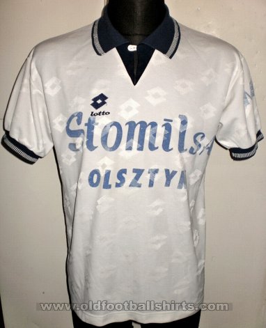 Stomil Olsztyn Home football shirt 1992 - 1993