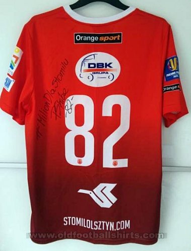 Stomil Olsztyn Goalkeeper football shirt 2014 - 2015