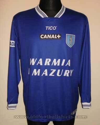 Stomil Olsztyn Home football shirt 2001