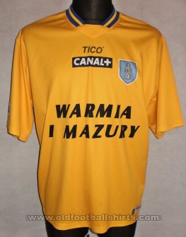 Stomil Olsztyn Third football shirt 2001 - 2002