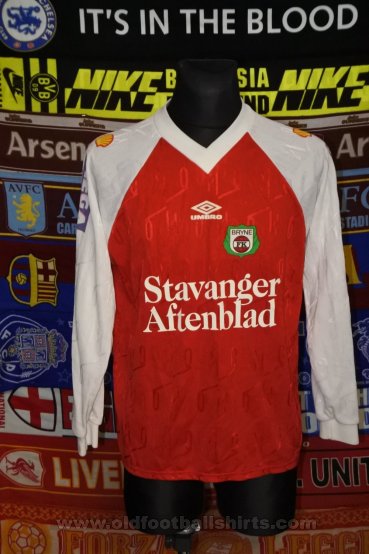 Bryne FK Home football shirt 1996 - 1998
