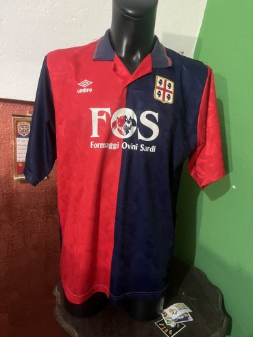 Cagliari Home football shirt 1990 - 1991