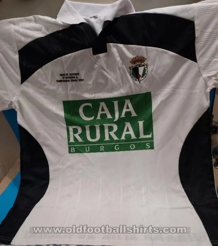 Burgos CF Home football shirt 2000 - 2001