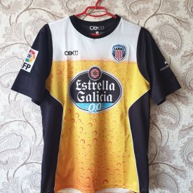 Lugo Home football shirt 2014 - 2015 sponsored by Estrella Galicia