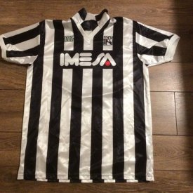 Ascoli Home football shirt 1991 - 1992 sponsored by Imesa