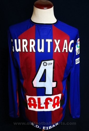 Eibar Home football shirt 2007 - 2008