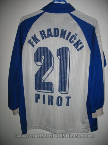 Radnicki Pirot Home football shirt (unknown year)